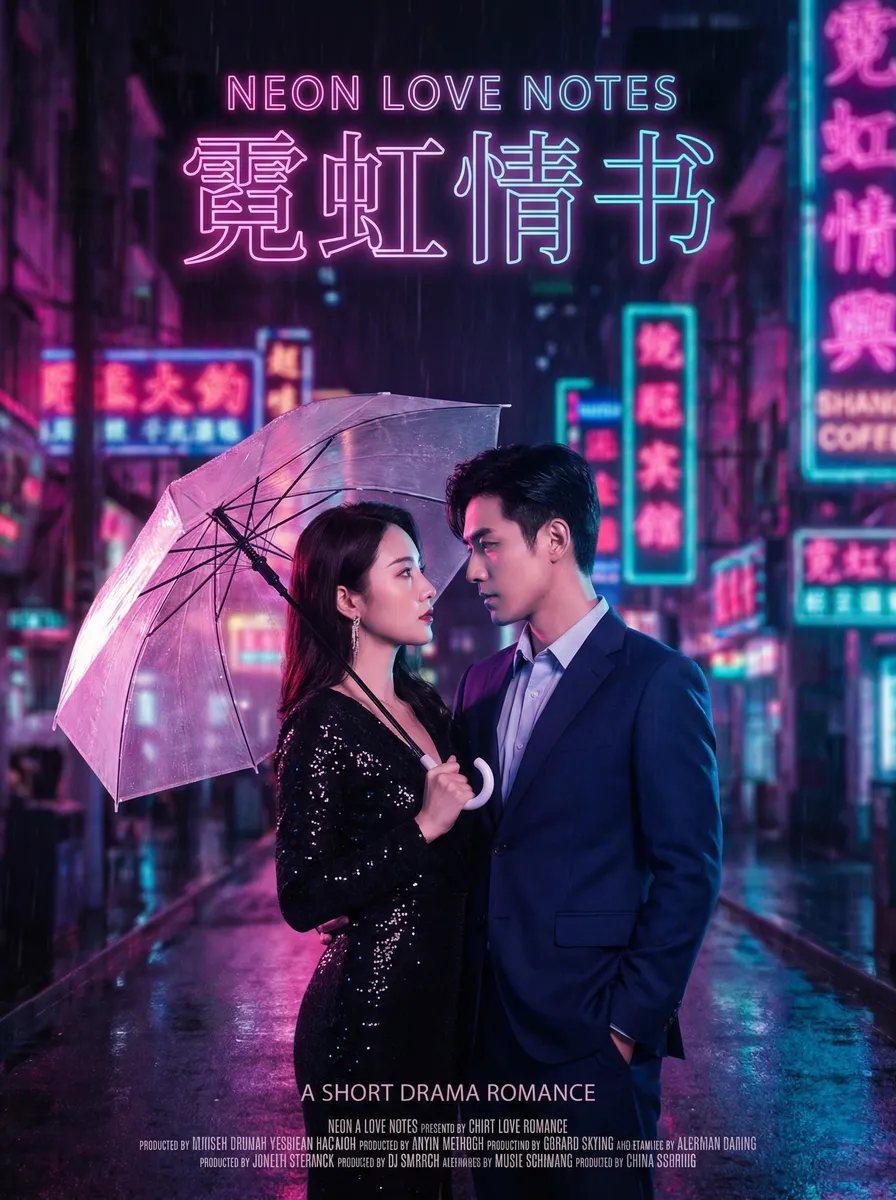 bt核工厂 热播都市爱情短剧 - 霓虹情书海报